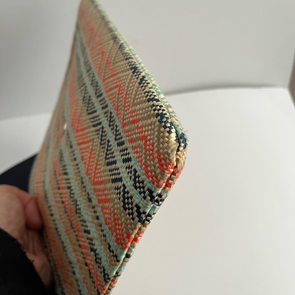 Kookai Multi Coloured Women’s Clutch Purse Bag Pre Owned Stain On Corner - Picture 7 of 15